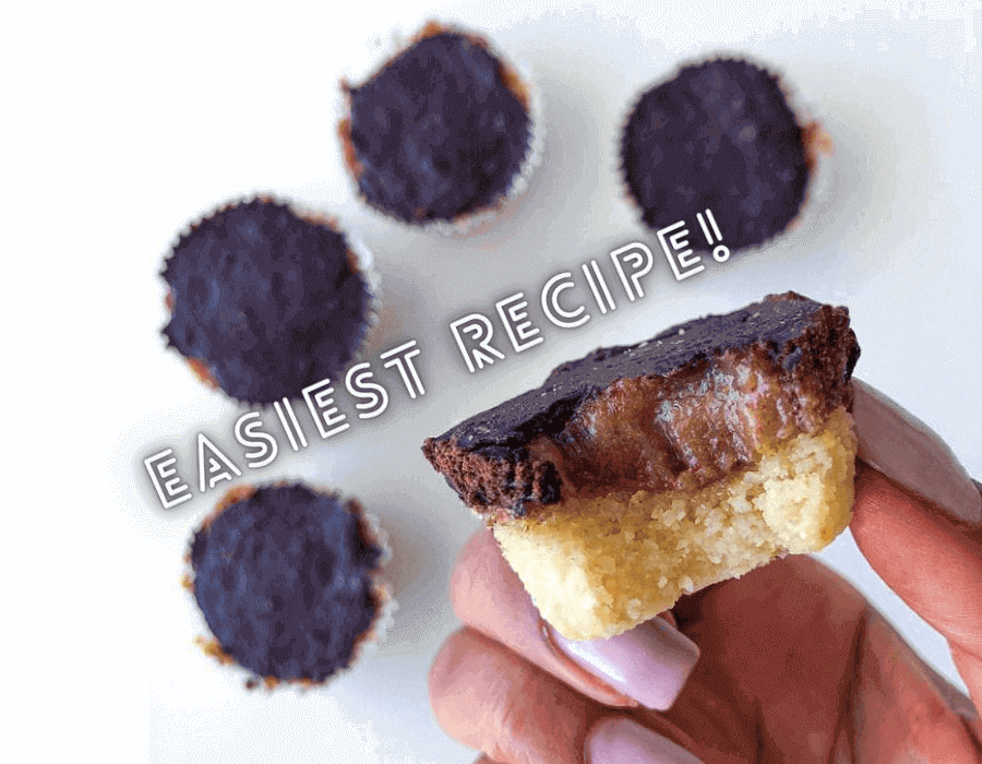 Healthy Twix Cups